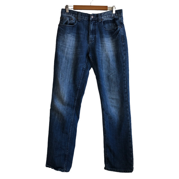 Bailey's Pt. Jeans Mens Baileys Pt Straight Leg Dark Wash Jeans